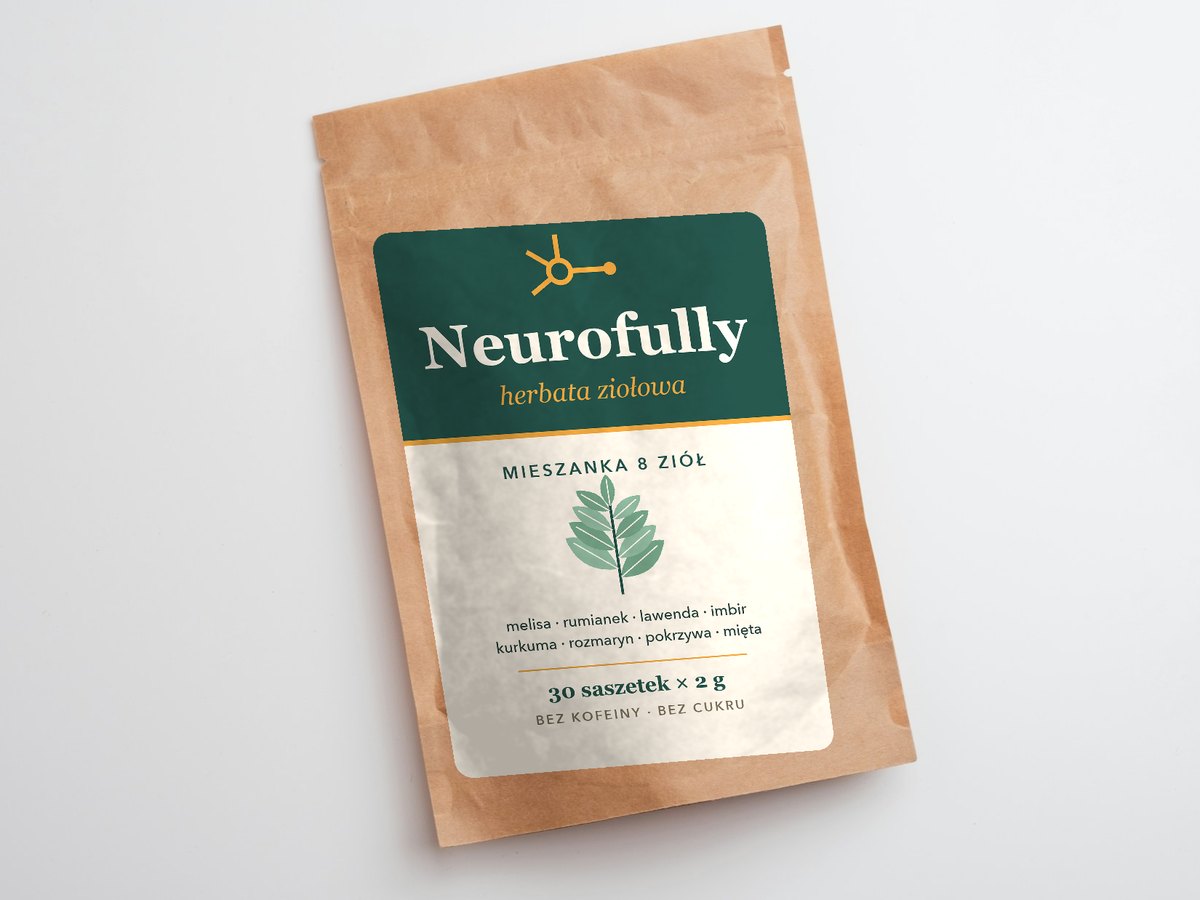 Opakowanie herbaty ziołowej Neurofully
